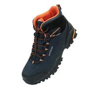Mountain Warehouse Kids Softshell Walking Boots - Blue - 10 UK Child - Blue - 50% Textile/50% Synthetic