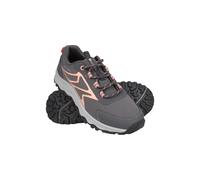 Mountain Warehouse Softshell Kids Shoes - Durable & Breathable Sneakers, Mesh Lined, High Traction - for Spring Summer, Running, Hiking & Outdoors Pink Kids Shoe Size 13