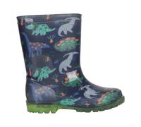 Mountain Warehouse Kids Splash Unicorn And Rainbow Light Up Wellington Boots - Navy - 7 UK Child - Navy