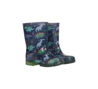 Mountain Warehouse Kids Splash Unicorn And Rainbow Light Up Wellington Boots - Navy - 8 UK Child - Navy