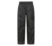 Mountain Warehouse Kids Spray II Waterproof Over Trousers - Black - 11-12 Years - Black