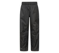 Mountain Warehouse Kids Spray II Waterproof Over Trousers - Black - 7-8 Years - Black