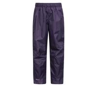 Mountain Warehouse Kids Spray II Waterproof Over Trousers - Purple - 11-12 Years - Purple