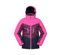 Mountain Warehouse Kids Storm II Extreme Galaxy Ombre Ski Jacket - Dark Pink - 7-8 Years - Dark Pink - 100% Polyester