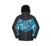Mountain Warehouse Kids Storm II Extreme Galaxy Ombre Ski Jacket - Dark Teal - 7-8 Years - Dark Teal - 100% Polyester