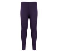 Mountain Warehouse Kids Talus Thermal Bottoms - Dark Purple - 5-6 Years - Dark Purple - 100% Polyester