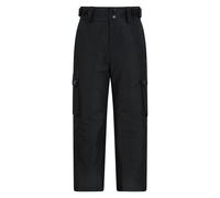 Mountain Warehouse Kids Titan Cargo Ski Trousers - Black - 5-6 Years - Black - 100% Polyester