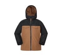 Mountain Warehouse Kids Titan Water Resistant Padded Ski Jacket - Black - 7-8 Years - Black - 100% Polyester