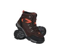 Mountain Warehouse Kids Trail Suede Walking Boots - Brown - Brown - 3 UK - 40% Suede/20% Phylon/10% Ripstop/10% Mesh/10% EVA/10% Foam