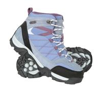 Mountain Warehouse Kids Trail Suede Walking Boots - Lilac - Lilac - 13 UK Child - 40% Suede/20% Phylon/10% Ripstop/10% Mesh/10% EVA/10% Foam