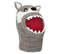 Mountain Warehouse Kids Unisex Character Balaclava - Fleece Lining, Touch Strap Fastening, Boys & Girls - Best for Winter Tennis, Running, Camping, Hiking & Outdoors Light Grey