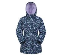 Mountain Warehouse Kids Unisex Childrens/Kids Dale Leopard Print Lightweight Waterproof Jacket (Dusky Purple) - Size 7-8Y