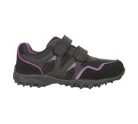 Mountain Warehouse Kids Unisex Childrens/Kids Mars Non Marking Trainers (Black/Purple) - Size UK 2 Infant
