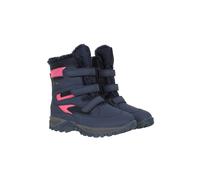 Mountain Warehouse Kids Unisex 'Chill' Snow Boots IsoTherm Lining Waterproof Winter Shoes Navy - Size UK 3