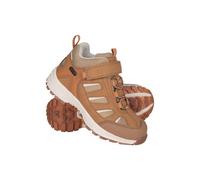 Mountain Warehouse Kids Unisex 'Drift' Junior Boots Waterproof EVA Footbed Casual Hiking Shoes Tan - Size UK 10 Kids