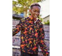 Mountain Warehouse Kids Unisex 'Exodus' Softshell Jacket with Two Side Pockets Fleece Lined Water Resistant Outdoors Coat Red - Size 5-6Y