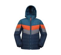 Mountain Warehouse Kids Unisex 'Jasper II' Ski Jacket Water Resistant Breathable Coat Grey - Size 9-10Y