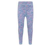 Mountain Warehouse Kids Unisex 'Kayleigh' Girls Leggings Moisture Wicking Stretchy Running Bottoms Blue - Size 7-8Y