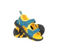 Mountain Warehouse Kids Unisex 'Pebble' Junior Sandals Hook & Loop Fastening Comfortable Summer Shoes Teal - Size UK 8