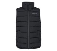 Mountain Warehouse Kids Unisex 'Rocko' Gilet Water Resistant Padded Everyday Rain Coat Black - Size 2-3Y