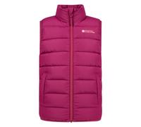 Mountain Warehouse Kids Unisex 'Rocko' Gilet Water Resistant Padded Everyday Rain Coat - Pink Polyamide - Size 11-12Y