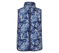 Mountain Warehouse Kids Unisex 'Rocko' Printed Gilet Water Resistant Padded Rain Jacket Dark Blue - Size 3-4Y