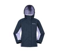Mountain Warehouse Kids Unisex 'Shelly II' Waterproof Jacket with Taped Seams Rain Coat Navy - Size 5-6Y