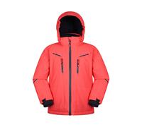 Mountain Warehouse Kids Unisex 'Slalom Extreme' Ski Jacket Waterproof Winter Coat Coral - Size 11-12Y