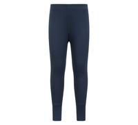 Mountain Warehouse Kids Unisex 'Talus' Thermal Base Layer Trousers Quick Dry Breathable Pants Navy - Size 5-6Y