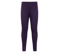 Mountain Warehouse Kids Unisex 'Talus' Thermal Base Layer Trousers Quick Dry Breathable Pants Purple - Size 5-6Y