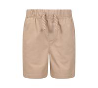 Mountain Warehouse Kids Unisex 'Waterfall' Shorts Elasticated Waist Casual Outdoors Summer Bottoms Beige Cotton - Size 5-6Y