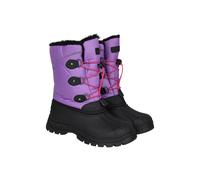 Mountain Warehouse Kids Unisex 'Whistler' Snow Boots with Deep Lugs Sherpa Lined Proof Shoes Purple Textile - Size UK 5