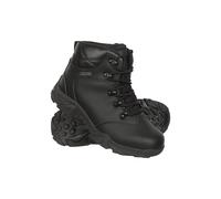 Mountain Warehouse Canyon Waterproof Boots for Children - Breathable Hiking Shoes, All-Weather Shoes, Vibram Outsole, Leather Hiking Shoes - Spring, Summer