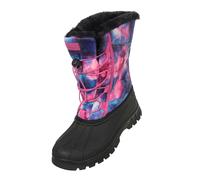 Mountain Warehouse Kids Whistler Adaptive Stars Snow Boots - Dark Purple - Dark Purple - 11 UK Child