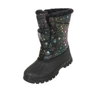 Mountain Warehouse Kids Whistler Adaptive Stars Snow Boots - Jet Black - 3 UK - Jet Black