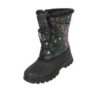 Mountain Warehouse Kids Whistler Adaptive Stars Snow Boots - Jet Black - Jet Black - 1 UK