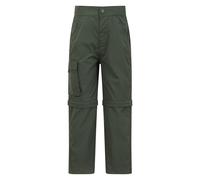 Mountain Warehouse Active Kids Convertible Trousers -Shrink & Fade Resistant Childrens Trousers, Fast Dry, Zip Off Casual Bottoms - for Spring Summer, Camping, Travelling Khaki Kids Size 3-4 Years