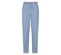 Mountain Warehouse Explorer Womens Zip Off Trousers - Quick Drying Pants, UV Protection Bottoms - for Hiking, Camping & Outdoors Blue Women's Size 16