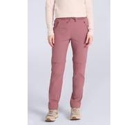 Mountain Warehouse Explorer Womens Zip Off Trousers - Quick Drying Pants, UV Protection Bottoms - Spring Summer, Hiking, Camping & Outdoors Dark Pink (Regular Length) Women's Size 22