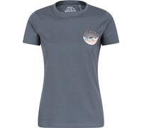 Mountain Warehouse Lake District Printed Womens T-Shirt - Blue - Blue - Size: 10