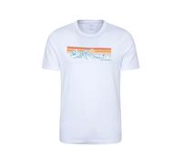 Mountain Warehouse Lake District Short Sleeved Mens T-Shirt White L