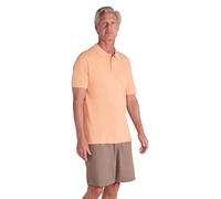 Mountain Warehouse Lakeside II Mens Polo Shirt - UPF 50+, Lightweight & Breathable - for Spring Summer Outdoors, Holiday, Walking & Hiking Coral L