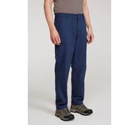 Mountain Warehouse Lakeside Mens Cargo Trousers - UV Protect Max, Breathable, Lightweight Pants - for Spring Summer, Walking, Hiking, Outdoors & Trekking Blue (Regular Length) Men's W30