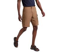 Mountain Warehouse Lakeside Mens Shorts - 100% Durable Twill Cotton Cargo Shorts, Durable Shorts, 6 Pockets - for Walking, Running, Hiking & Camping Light Brown Men's W46