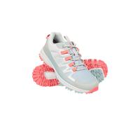 Mountain Warehouse 'Lakeside Trail' Womens Walking Shoes Waterproof Sports Sneakers Light Grey - Size UK 4
