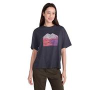 Mountain Warehouse Landscape Womens Boxy Fit T-Shirt - Lightweight & Breathable Top, Ladies Casual Wear - Spring, Summer Hiking, Trekking, Outdoors & Walking Charcoal Women's Size 16