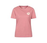 Mountain Warehouse Landscape Womens Graphic Regular Short Sleeve T-Shirt In Pale