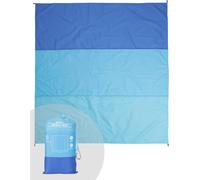 Mountain Warehouse Large Beach Mat with Pegs - Blue - Blue - Size: ONE