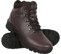 Mountain Warehouse Latitude II Extreme Mens Waterproof Leather Walking Boots - Brown - Brown - Size: 8
