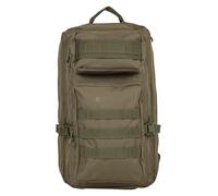 Mountain Warehouse Legion 35L Backpack - Rain Cover Hiking Rucksack, Whistle Camping Daypack Khaki